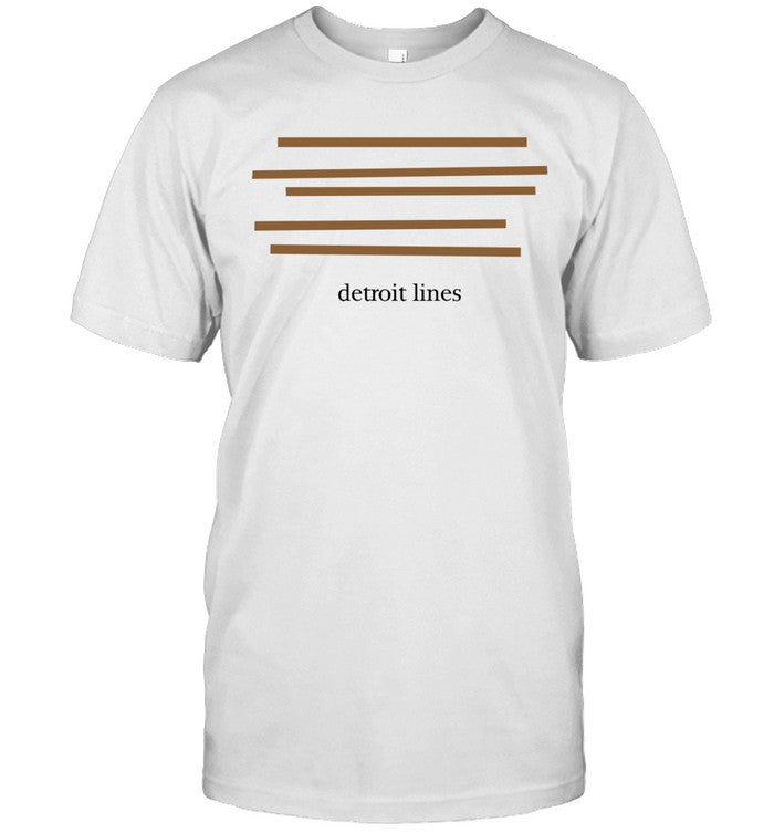 Emily Zugay Detroit Lions Detroit Lines T-Shirt