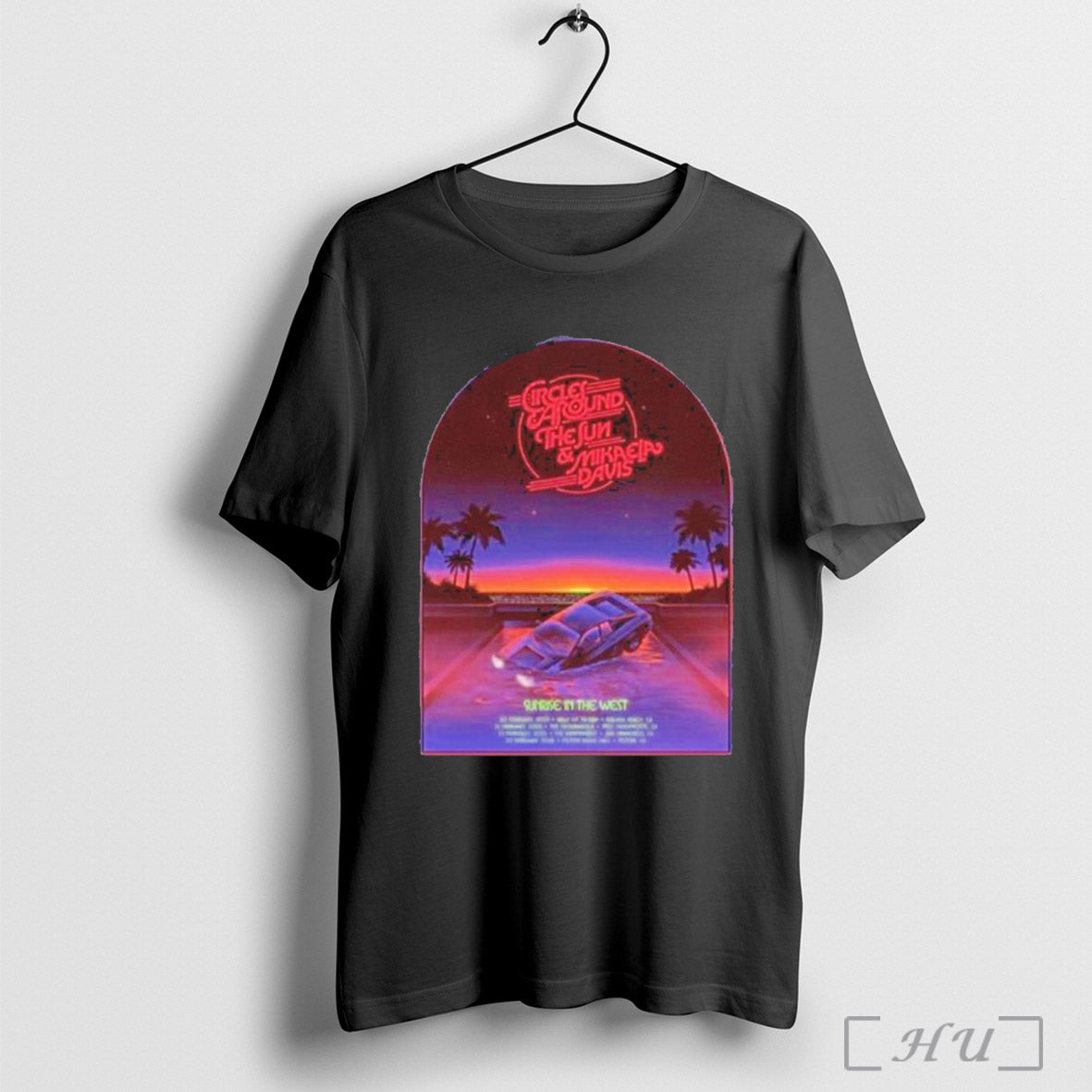 Sunrise In The West 2025 Circles Around The Sun Hot T Shirt Sweatshirt