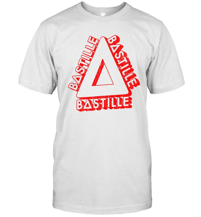 Bastille Bastille 3d Triangle T-Shirt White