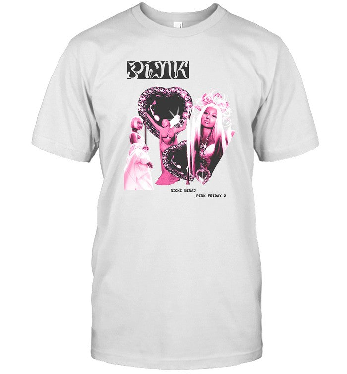 Limited Nicki Minaj Pink Friday 2 Heart Shirt