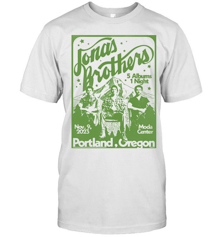 Jonas Brothers At Portland Moda Center On 9 Nov 2023 Shirt