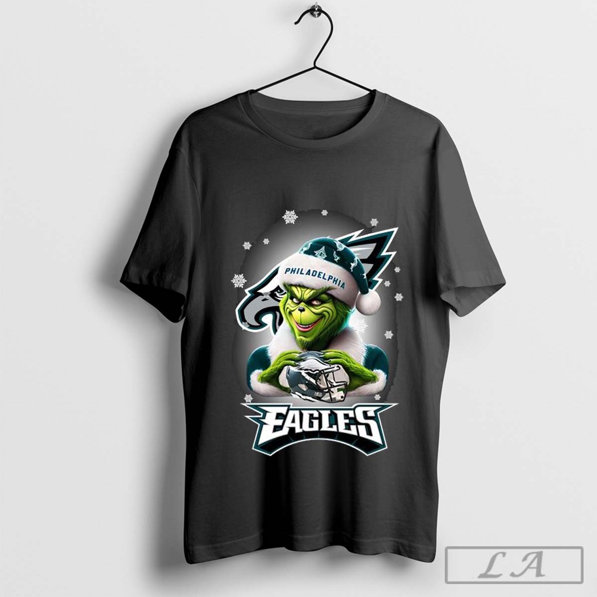 Santa Grinch Love Philadelphia Eagles Merry Christmas 2024 Gift Shirt, Sweatshirt