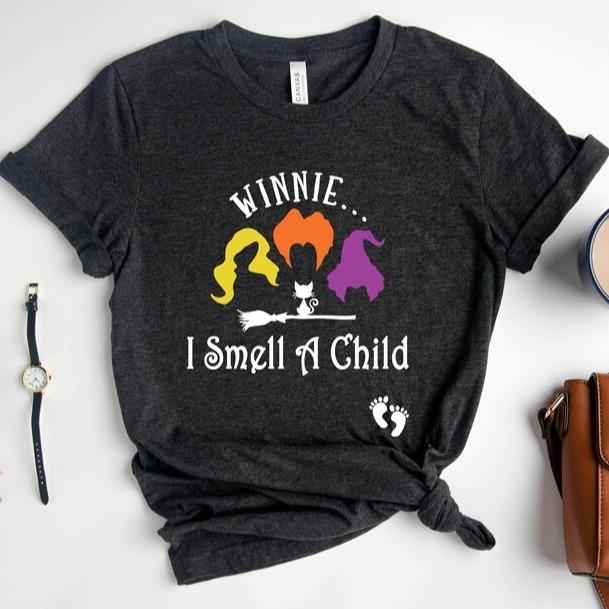 pregnancy sweater winnie i smell a child - pregnancy announcement - halloween sweater - pregnancy sweatshirt