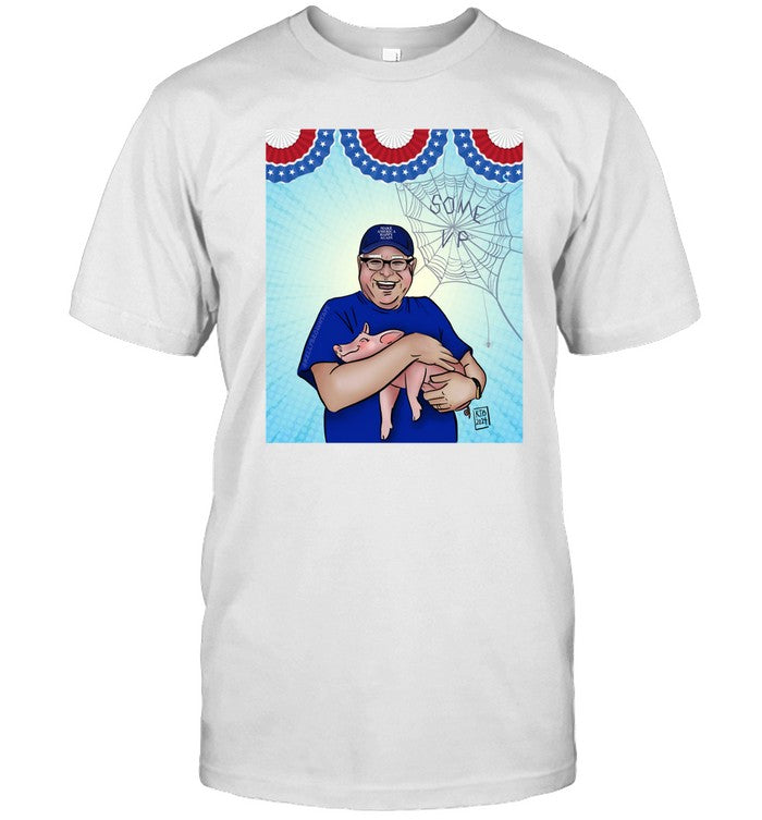 Limited Kelly Brown Minnesota Gov Tim Walz Holding A Piglet Shirts