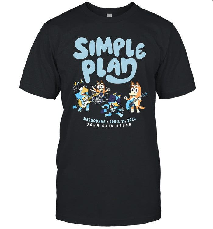 Simple Plan Melbourne Exclusive T-Shirt Black