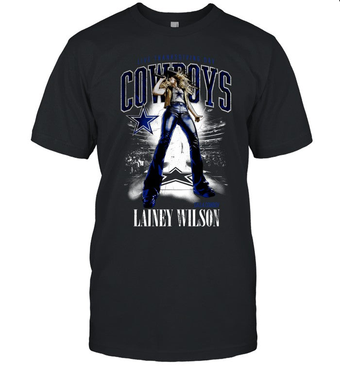 Lainey Wilson Live Thanksgiving Day Call A Cowboy T-Shirt