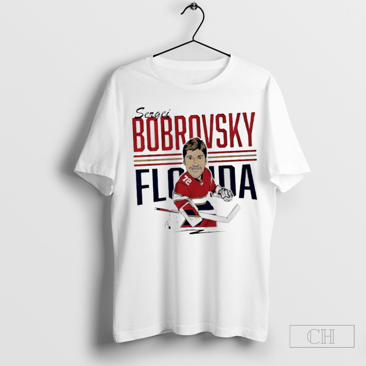 Sergei Bobrovsky Florida Panthers Center Ice caricature shirt