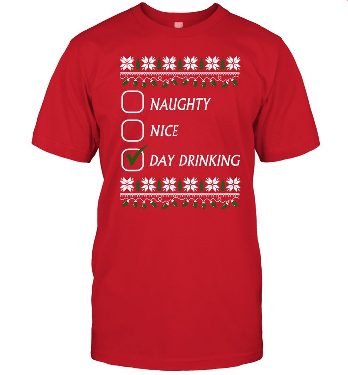 Naughty Nice Day Drinking Tee