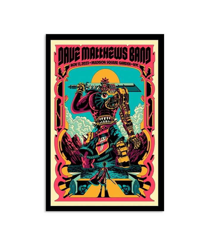 Dave Matthews Band Madison Square Garden, New York, NY November 17, 2023 Poster