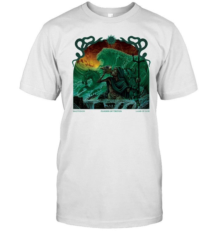 Mastodon X Lamb Of God Floods Of Triton Album T Shirt