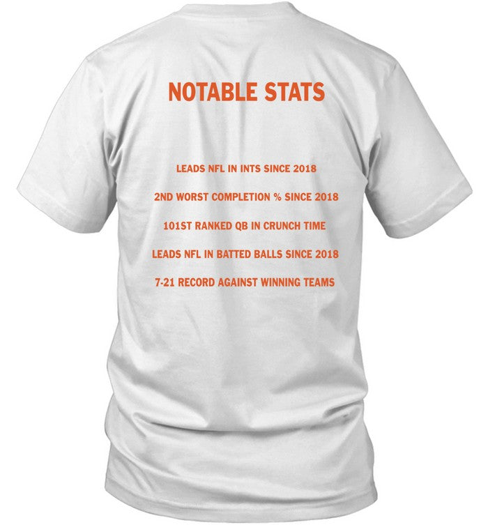 Baker Mayfield Is A Bad BQ Notable Stats Shirt