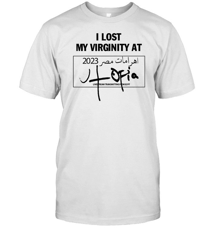 I Lost My Virginity At 2023 Livestream Transmitting From Egypt Limited Shirt