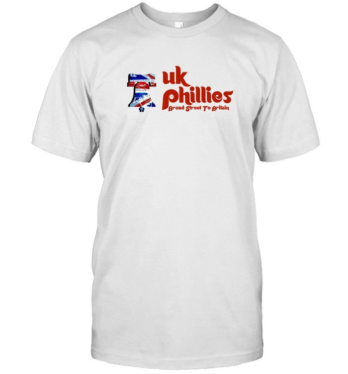 Phillies Broad Street To Britain Shirts 2024