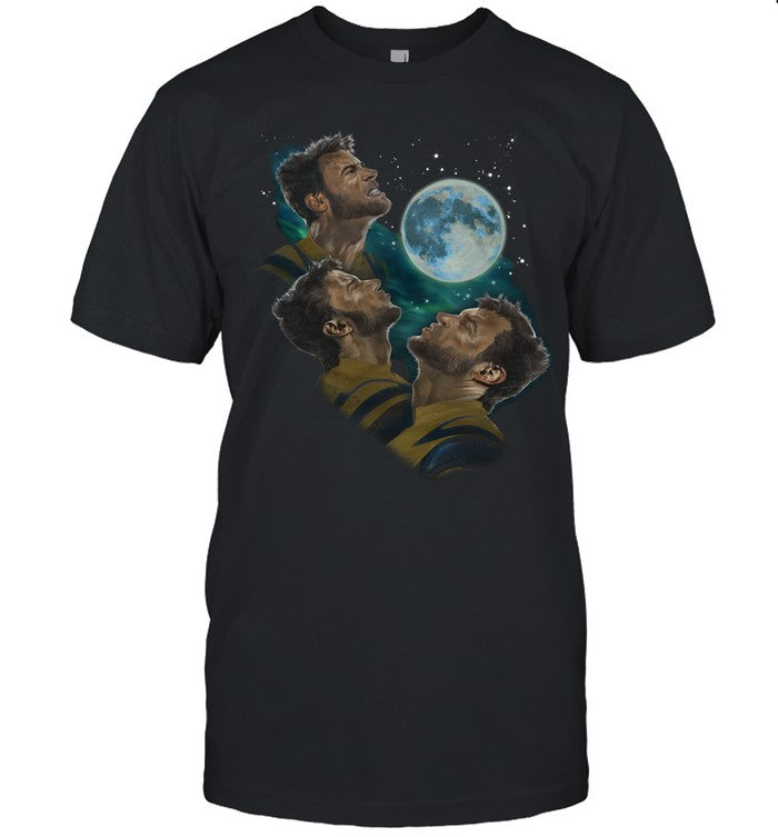 Homage Three Wolverine Moon Shirt