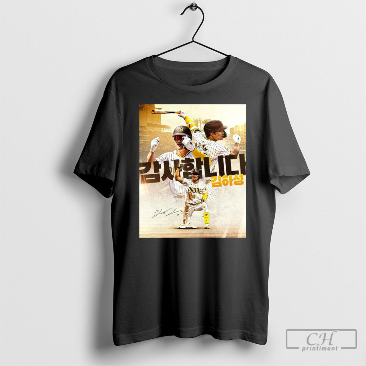 San Diego Padres From San Diego To Seoul Thank You For The Memories Ha Seong Kim Signature Shirt Poster