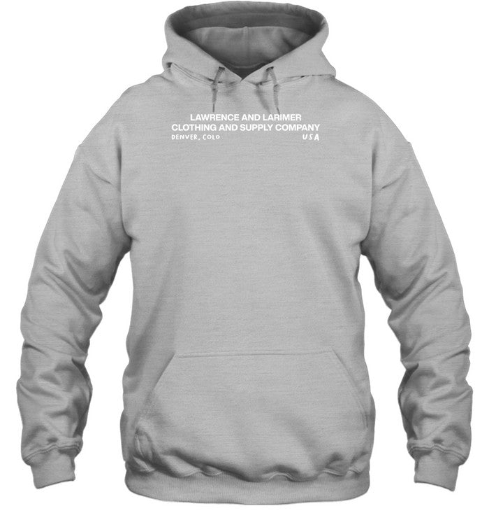 Kevonstage Wearing Lawrence And Larimer Clthing And Supply Company Hoodie