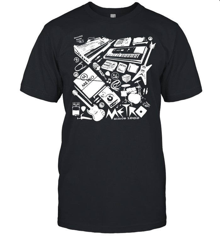 New 3730 Metro Black T-Shirt
