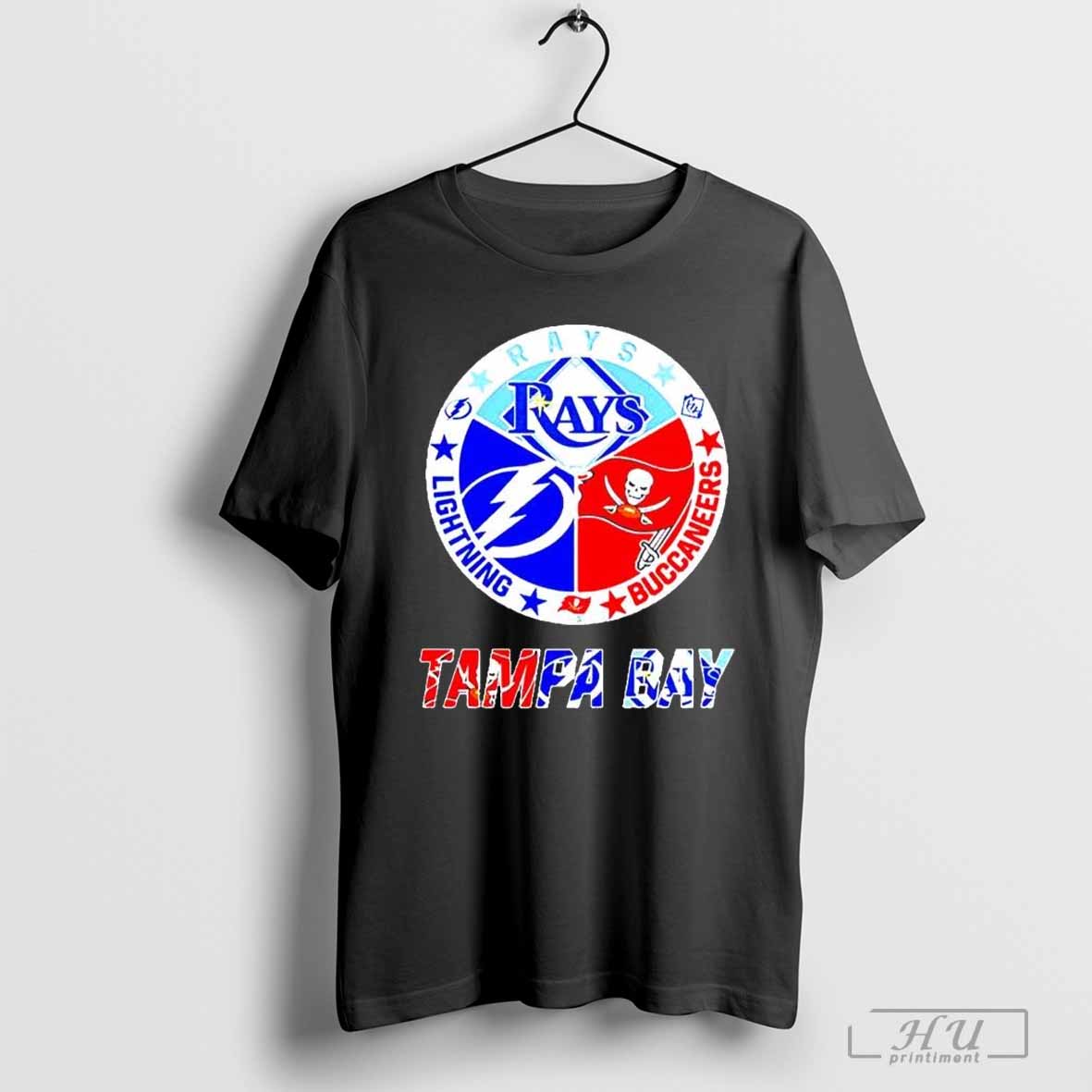 Tampa Bay sports teams Rays x Buccaneers x Lightning T-shirt