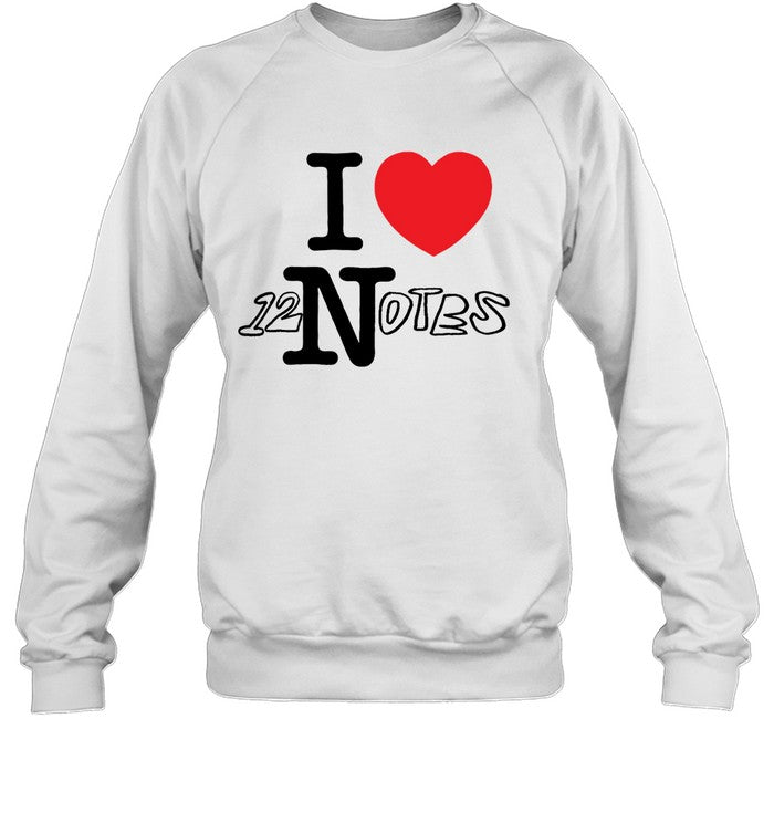 Alec Benjamin I Love 12 Notes Shirt 2024