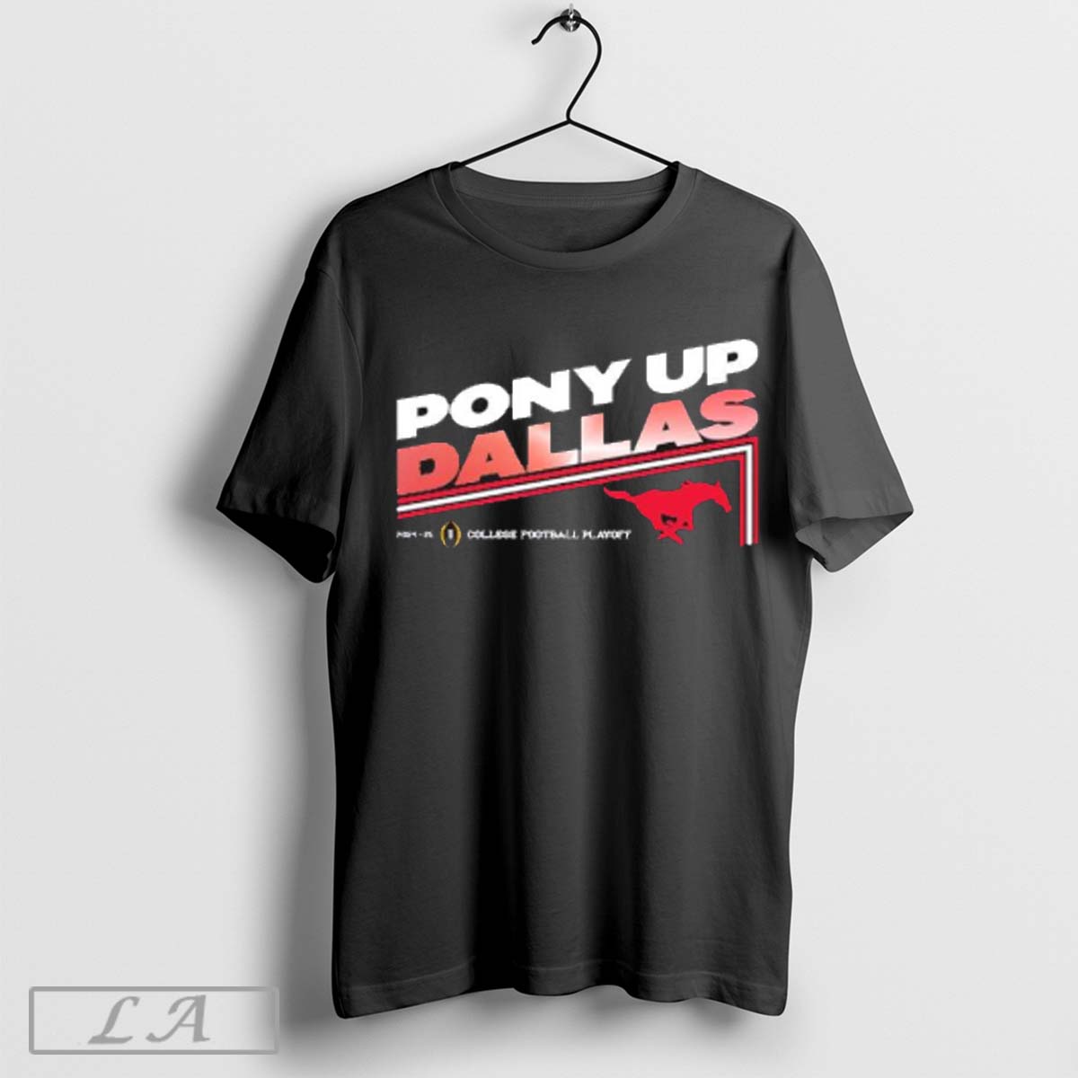 Smu Mustangs Pony Up Dallas 2025 College Football Playoff Smu Slogan T Shirt