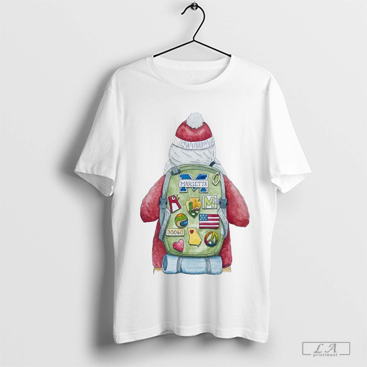 Santa Marietta 30060 Paint Merry Christmas 2024 t-shirt