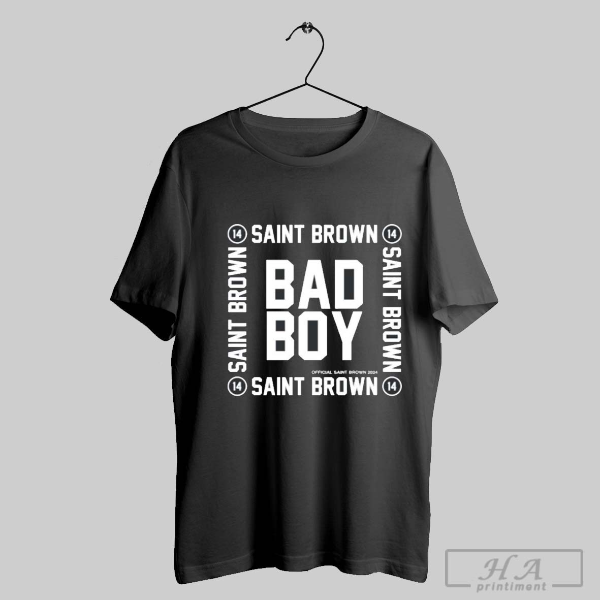 Saint Brown Bad Boy Shirt