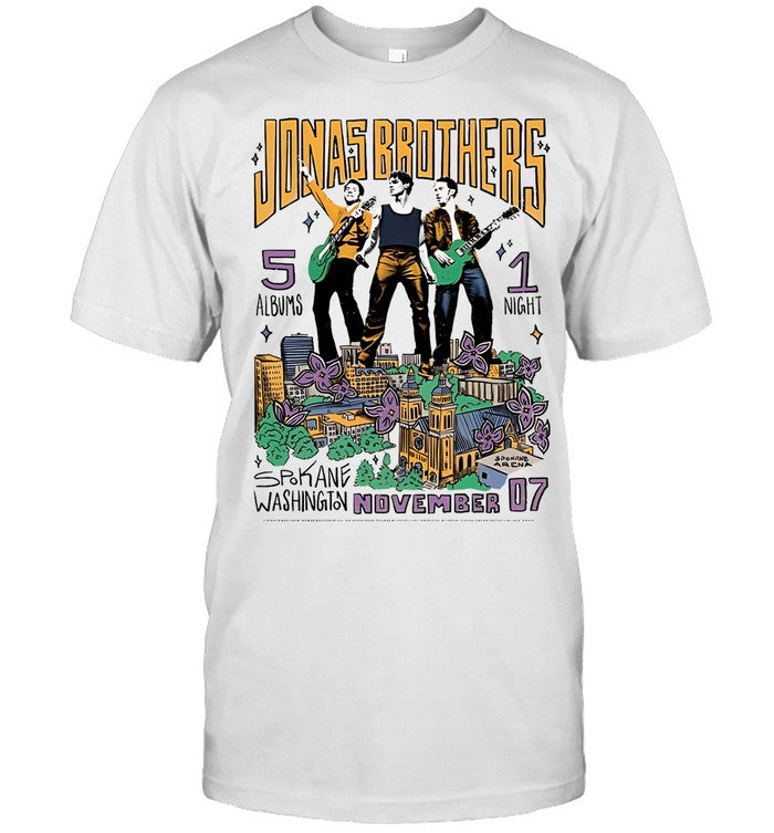 Jonas Brothers At Spokane Arena In Spokane, Wa On Nov 7, 2023 Shirt