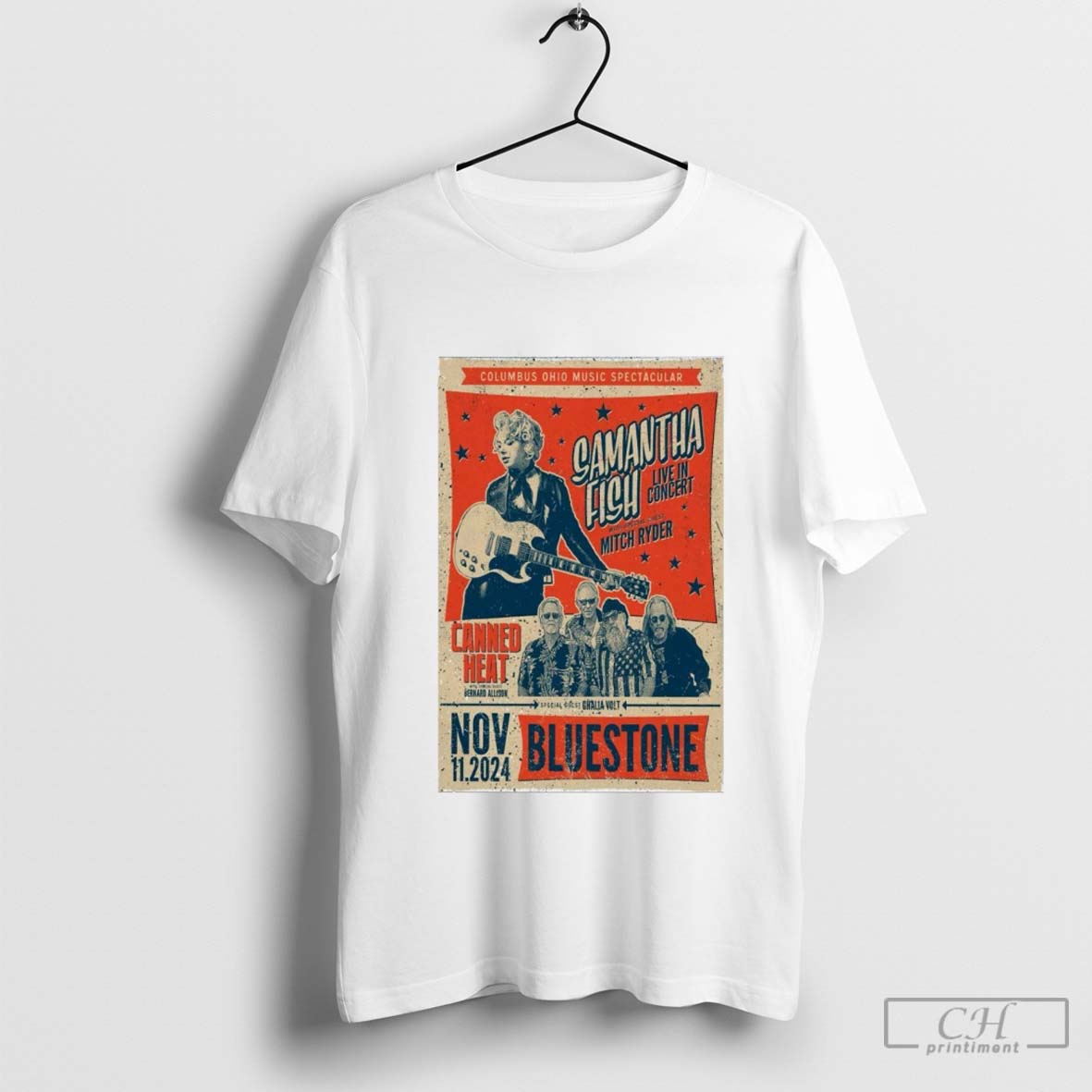 Samantha Fish On Nov 11 2024 In Columbus OH Poster t-Shirt