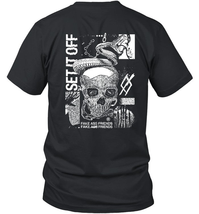 New Skull Logo Set It Of T-Shirt