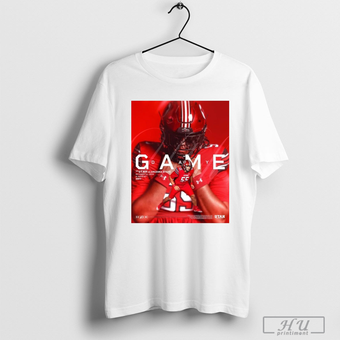 Poster Gameday Utah Utes Vs Arizona State Sun Devil Mountain America Stadium Oct 11 2024 T-shirt