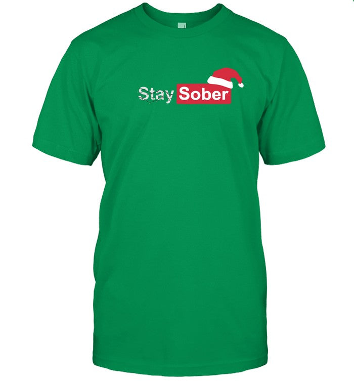 D’Aydrian Harding Santa's Stay Sober New T Shirt