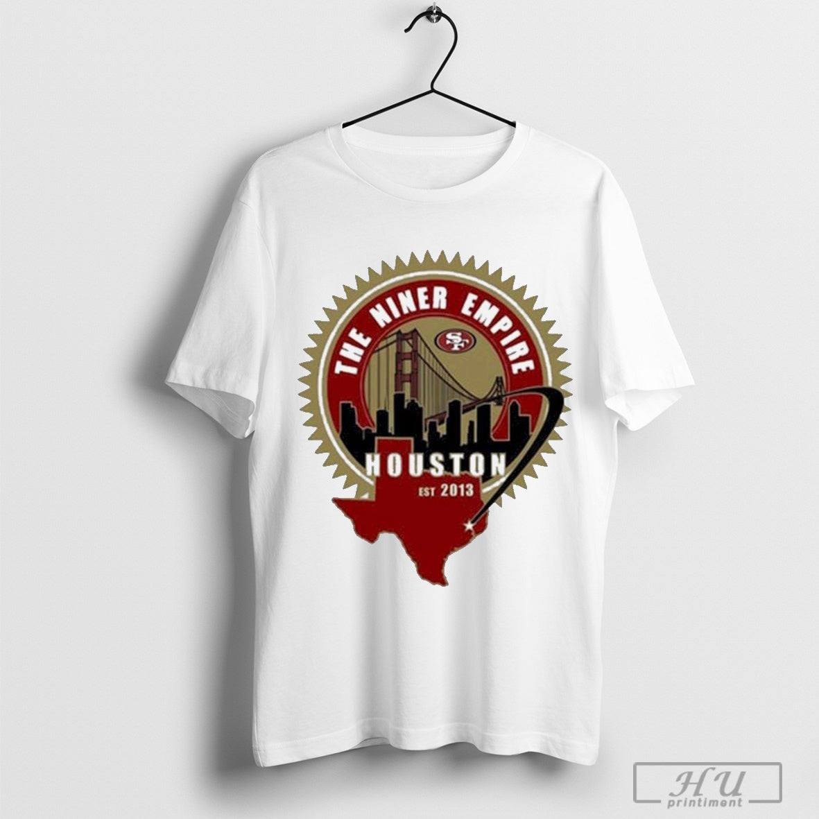 San Francisco 49ers The Niner Empire Houston Est 2013 T-Shirt