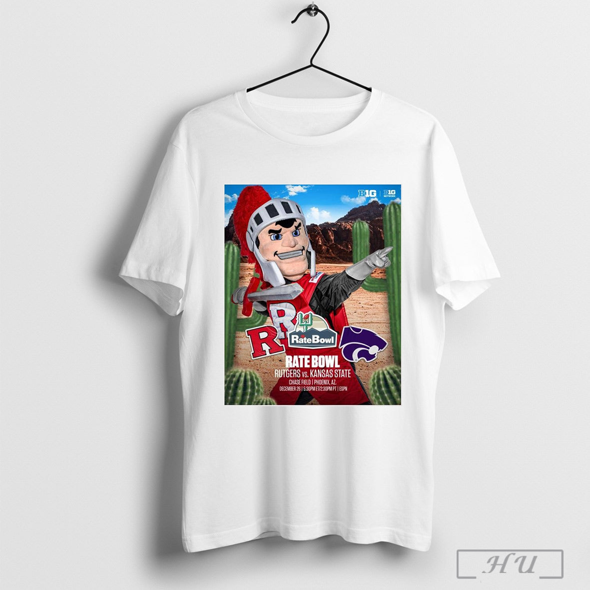 Rutgers Scarlet Knights Vs Kansas State Wildcats Rate Bowl Chase Field Phoenix Az Dec 26 2024 Poster T Shirt Sweatshirt Cutom Poster Coffee Mugs Ornam