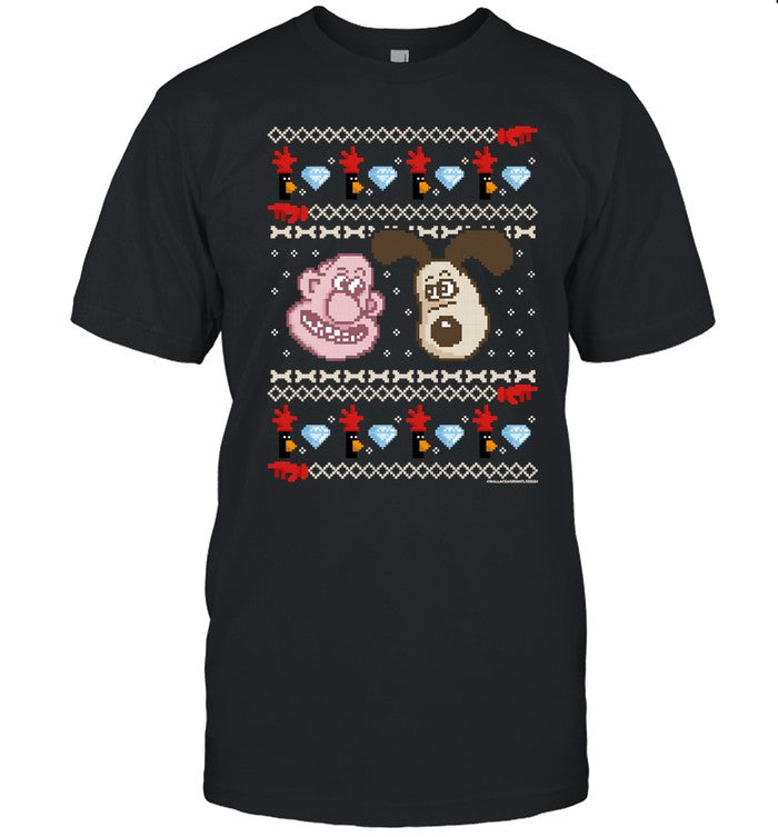 Limited Wallace & Gromit Christmas Shirt