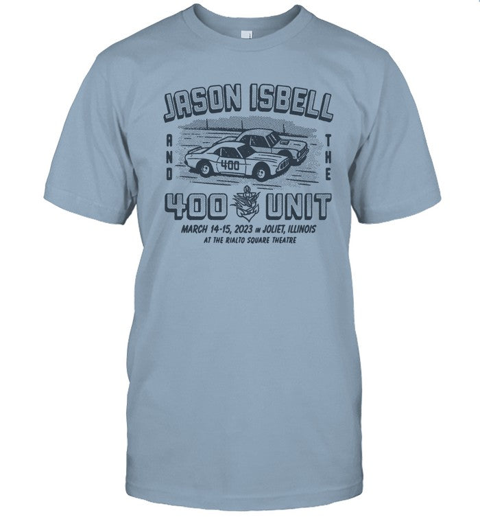 Jason Isbell 400 Unit March 14-15, 2023 In Joliet, Illinois At The Rialto Square Theatre Shirt