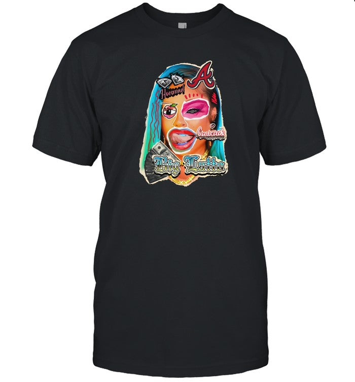 Atlanta Braves Money Icons T-Shirt Big Latto Cascade