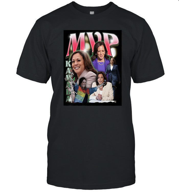 Kerrbear Wearing Mvp Kamala Harris Acid Wash T Shirt