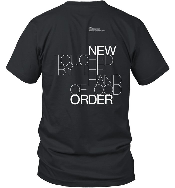 Limited New Order Band Touched By The Hand Of God T-Shirt