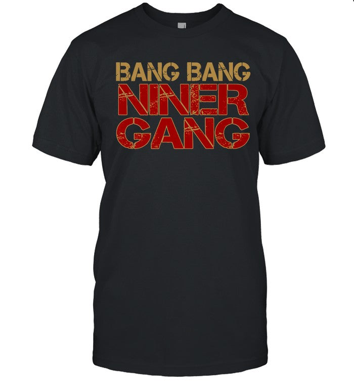 Spencer Burford Bang Bang Niner Gang Tee Shirt David Lombardi