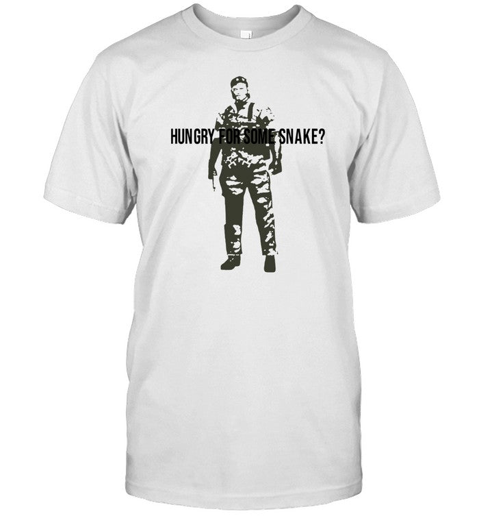 Hungry For Some Snake Solid T-Shirt