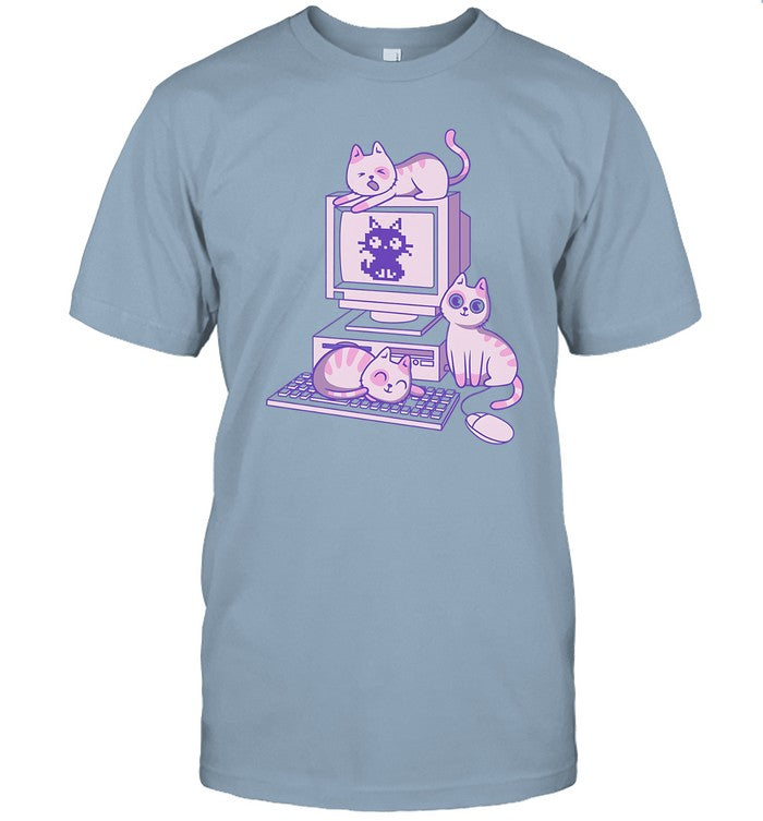 Limited Computer Cat Shirt 2023