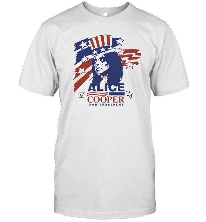T-Shirts Alice Cooper For President 2024