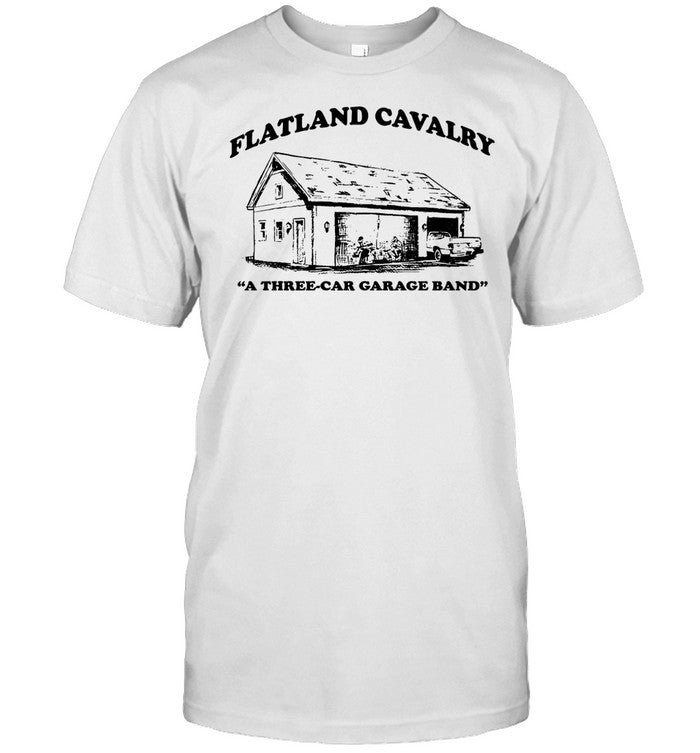 Flatland cavalry a three car garage band shirt_2