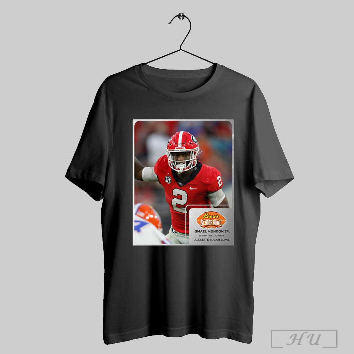 Smael Mondon Jr Georgia Bulldogs Football Senior Lb Reeses Senior Bowl Allstate Sugar Bowl Poster T Shirts Sweatshirt Hoodies Poster