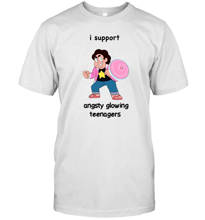 I Support Angsty Glowing Teenagers T-Shirt