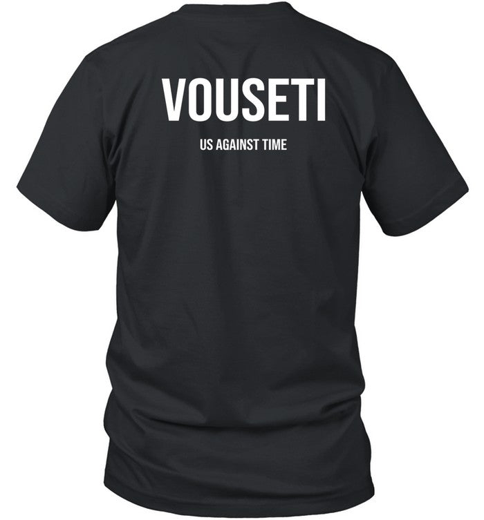 Dyson Daniels Wearing Vouseti Us Against Time Hoodie