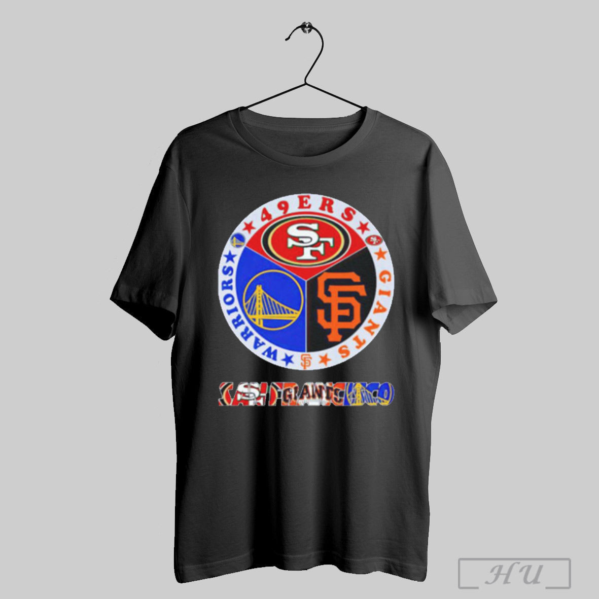 San Francisco 49ers And San Francisco Giants Golden State Warriors Logo T Shirt Sweatshirt