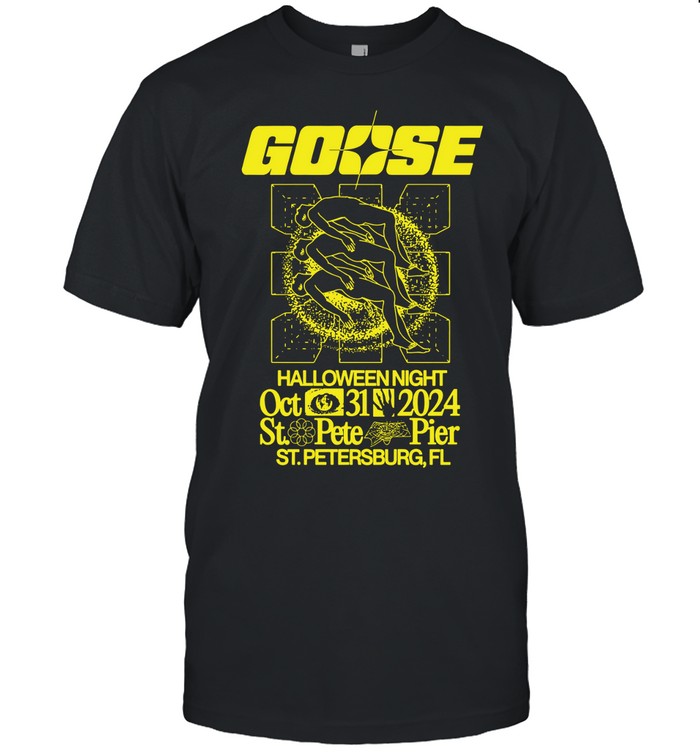 Goose Oct 31 2024 Halloween Night The St. Pete Pier. St. Petersburg, FL Live Shirt_1