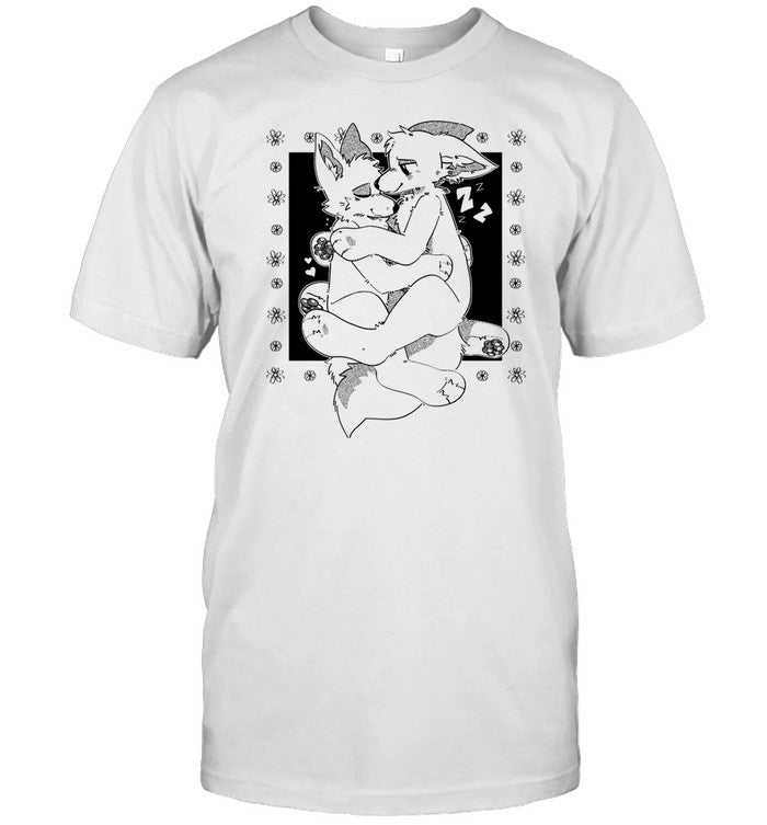Furry Cuddling Wolves T-Shirt