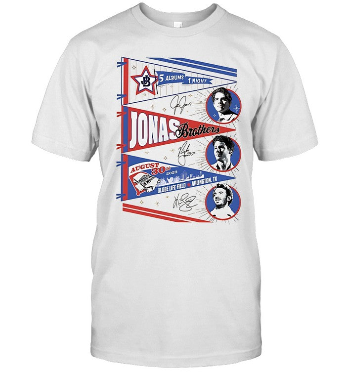 Jonas Brothers Concert August 30, 2023 Arlington, Tx Aug 30, 2023 Shirt